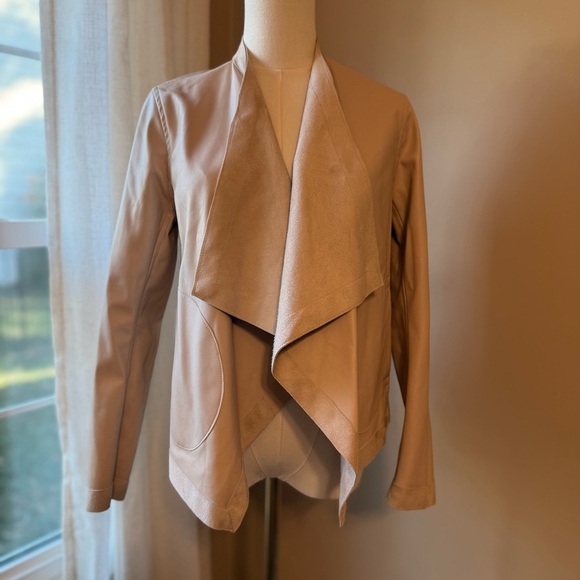 BB Dakota Suede and Leather Reversible Jacket - Picture 3 of 5